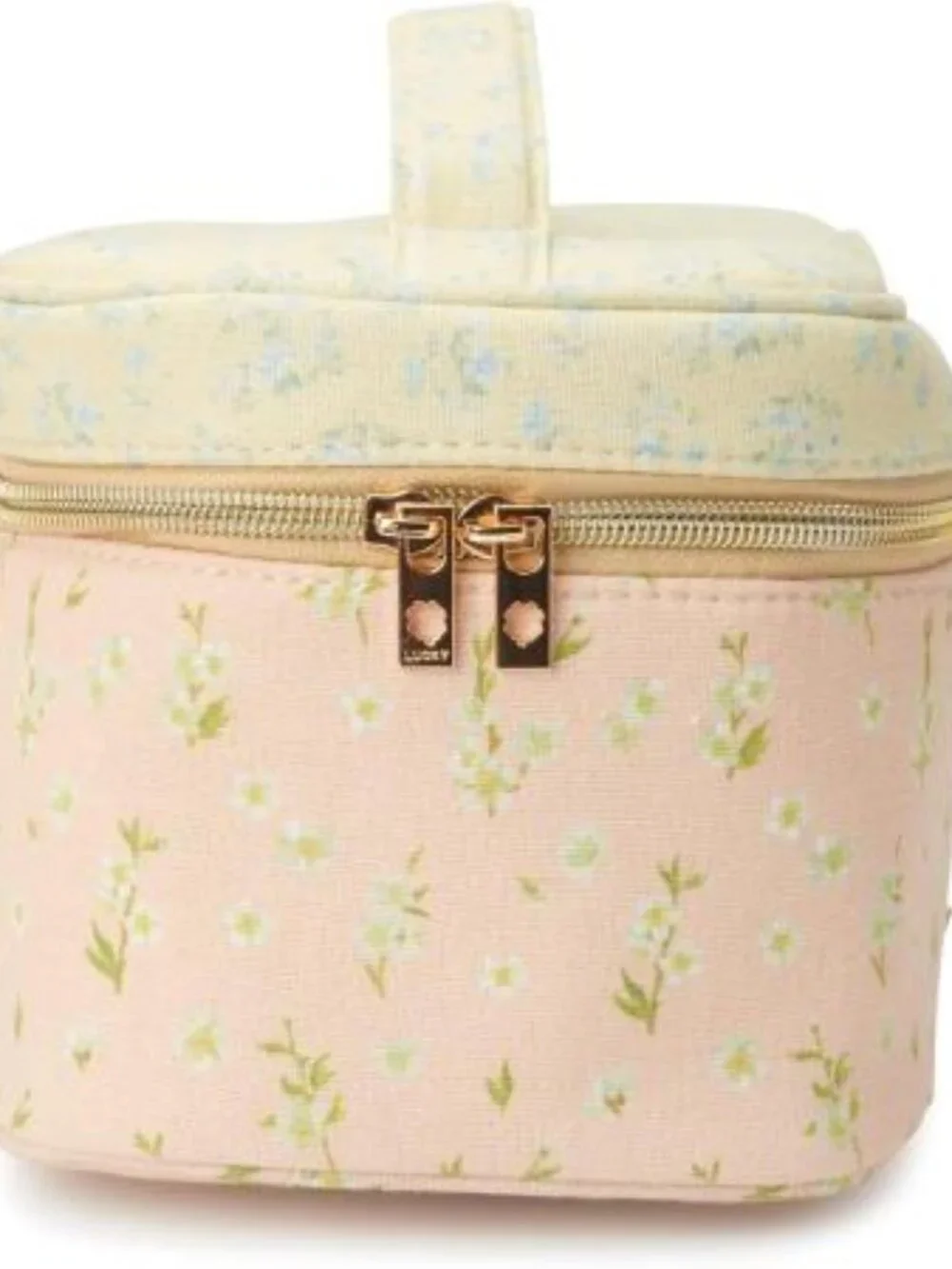 Lucky Brand Travel Makeup & Toiletries Train Case Organizer in Floral Print